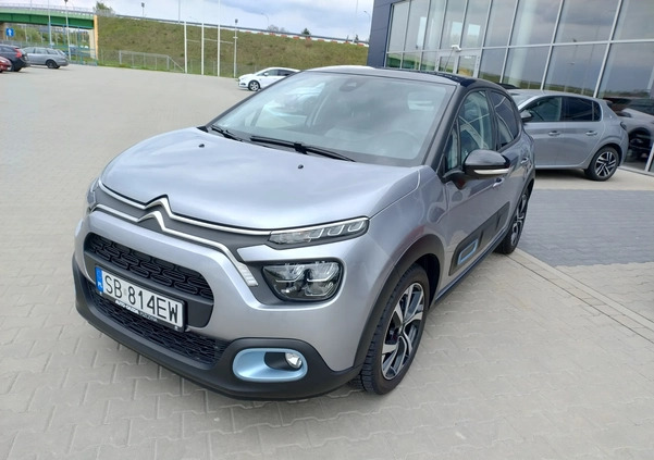 Citroen C3 cena 77900 przebieg: 5561, rok produkcji 2022 z Osieczna małe 172